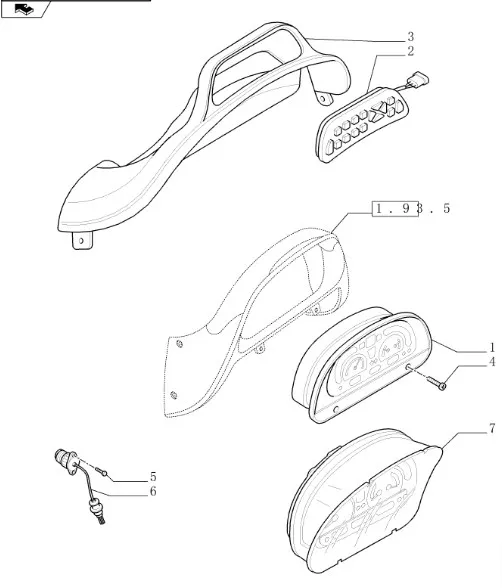 87376894 - панель приборная