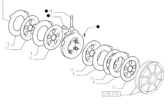 87723854 - диск фрикционный